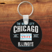 Chicago Sleutelhanger (Voorkant)