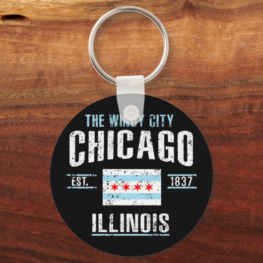 Chicago Sleutelhanger (Voorkant)