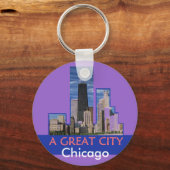 CHICAGO-Sleutelhanger Sleutelhanger (Voorkant)
