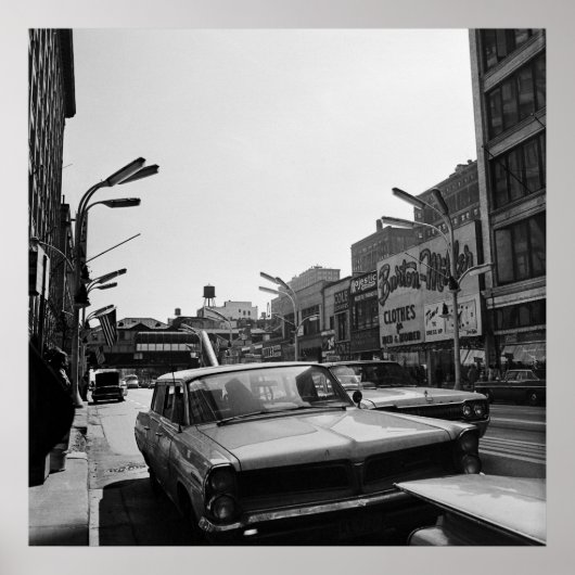 Chicago South State Street 1967  foto Poster (Voorkant)