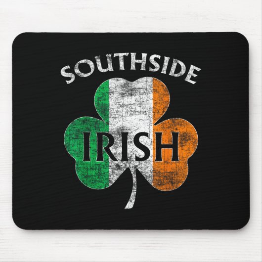 Chicago Southside Ierse vlag St. Patrick's Day  Muismat (Voorkant)