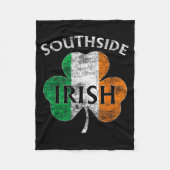 Chicago Southside Irish Flag St. Patrick's Day  Fleece Deken (Voorkant)