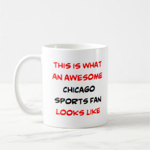 chicago-sportfan, geweldige koffiemok