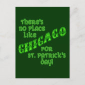 CHICAGO St Patricks Day Briefkaart (Voorkant)