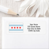 Chicago stad aangepaste print retour adres labels (Insitu)