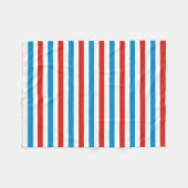 chicago stad USA amerika vlag strepen patroon blau Fleece Deken (Voorkant (Horizontaal))
