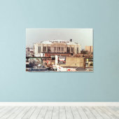 Chicago Stadium Rock Concert Venue 1968 Canvas Afdruk (Insitu (Houten vloer))