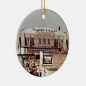  Chicago Stadium Rock Concert Venue 1968 Keramisch Ornament (Rechts)