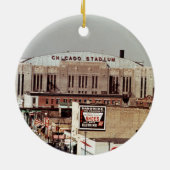  Chicago Stadium Rock Concert Venue 1968 Keramisch Ornament (Achterkant)