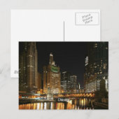 Chicago stadsgezicht briefkaart (Voorkant / Achterkant)