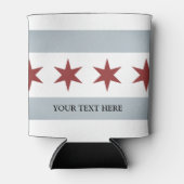  Chicago stadsvlag koelbox drink houder Blikjeskoeler (Voorkant)