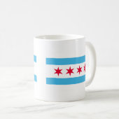 Chicago Stadsvlag Koffiemok (Voorkant rechts)