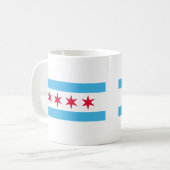 Chicago Stadsvlag Koffiemok (Voorkant links)