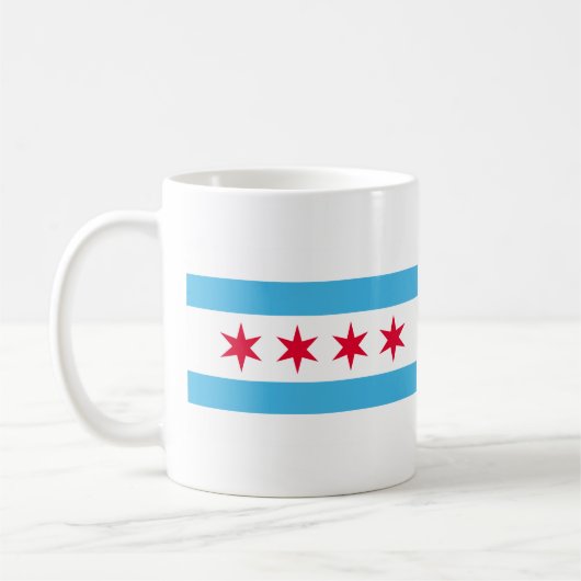 Chicago Stadsvlag Koffiemok (Links)