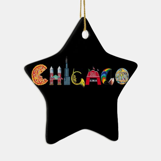 Chicago Star Ornament (Rechts)
