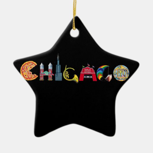 Chicago Star Ornament (Voorkant)