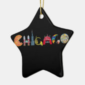 Chicago Star Ornament (Links)