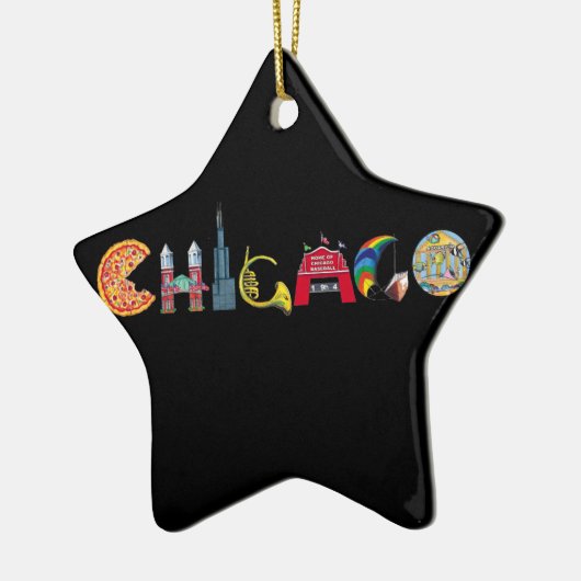 Chicago Star Ornament (Links)