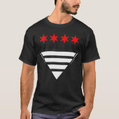 Chicago Stars Party Zone 103.1 FM logo T-shirt (Voorkant)