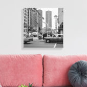 Chicago State Street May 7, 1967 James Bond Canvas Afdruk (Insitu (Woonkamer))