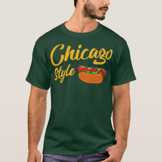 Chicago stijl hotdog TShirt