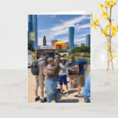 Chicago stijl kaart (Gele Bloem)