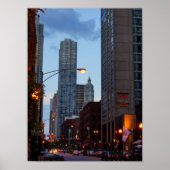Chicago Street Scene Poster (Voorkant)