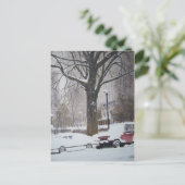 Chicago Streets op een winterdag - briefkaart (Staand voorkant)