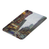 Chicago Streets, The Windy City Retro Art Magneet (Linkerzijde)