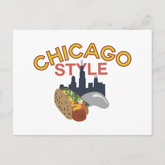 Chicago Style Briefkaart (Voorkant)