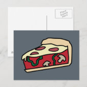 Chicago Style Deep Dish Pizza Briefkaart (Voorkant / Achterkant)