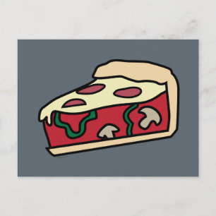 Chicago Style Deep Dish Pizza Briefkaart