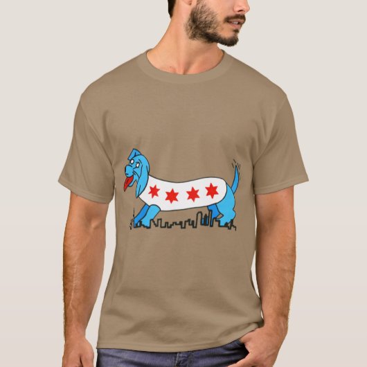 Chicago Style Dog T-shirt (Voorkant)