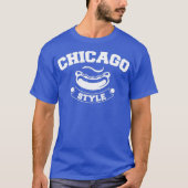 Chicago Style Geweldige Funny Sausage Hotdog T-shirt (Voorkant)