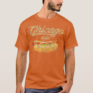 Chicago Style Hot Dog Hotdog Cadeft T-shirt