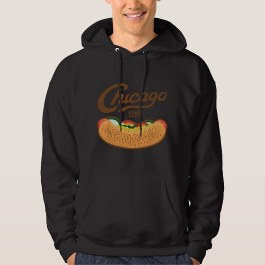 Chicago Style Hot Dog Summer  Hoodie (Voorkant)