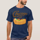 Chicago Style Hot Dog Summer T-shirt (Voorkant)