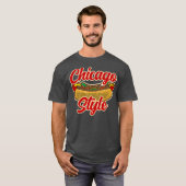 Chicago Style Hot Hondenliefhebber Summer  T-shirt (Voorkant volledig)
