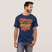 Chicago Style Hot Hondenliefhebber Summer  T-shirt (Voorkant volledig)