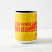 CHICAGO SUBWAY MAP SOUTHWEST COLORS TRAIN MOK (Midden)