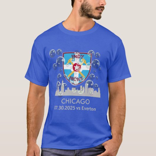 Chicago Summer Series - donker T-shirt (Voorkant)