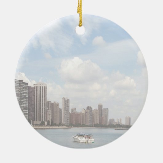 Chicago... Summertime Keepomwille Keramisch Ornament (Achterkant)