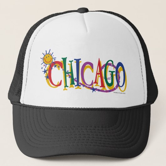 Chicago Sun and Stars Trucker Pet (Voorkant)