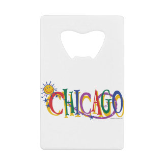 Chicago Sun en Stars Creditkaart Flessenopener
