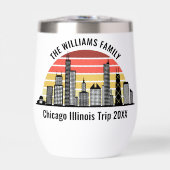 Chicago Sunset Customized Trip Souvenir (Voorkant)