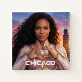 CHICAGO - SUPER VROUW NOTITIEBOEK (Achterkant)