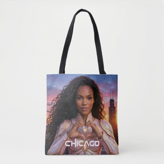 CHICAGO - SUPERHELD TOTE BAG (Voorkant)