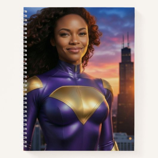 CHICAGO - SUPERWOMAN NOTITIEBOEK (Voorkant)