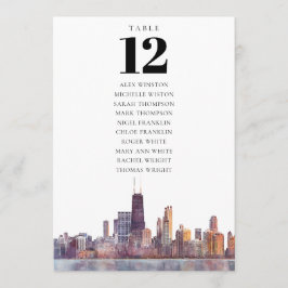 Chicago Table Number Seating Chart Kaart