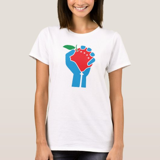 Chicago Teacher Solidarity T-shirt (Voorkant)